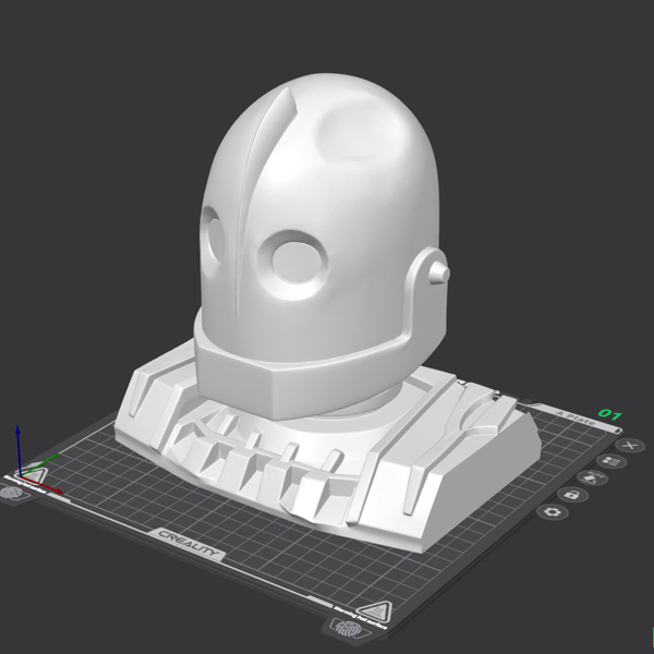 Image 4 of Iron Giant - Desktop Headphone Stand (With Moveable Head)