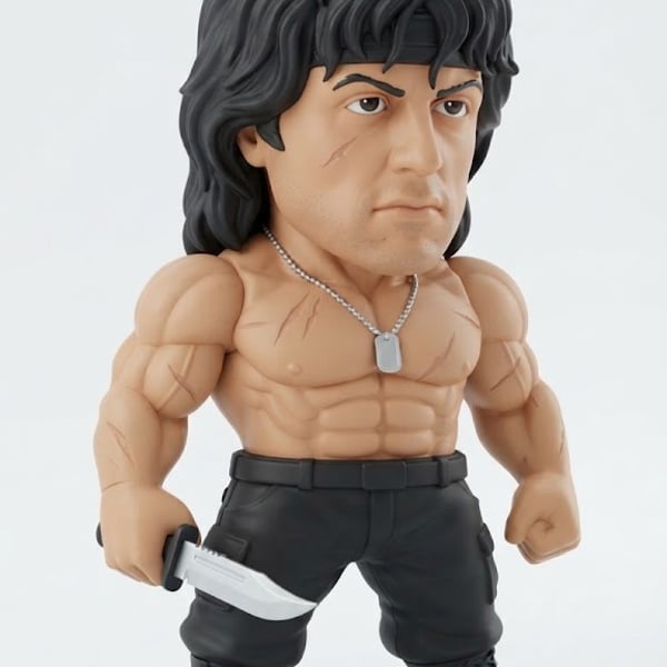Image 2 of John Rambo — Sylvester Stallone Chibi Tribute