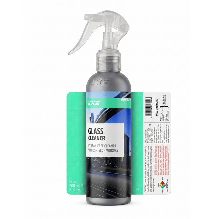 Glass Cleaner Spray | Glass Cleaning Liquid  | Windshield Cleaner | Car Glass Cleaner | With Rain Repelling Additives