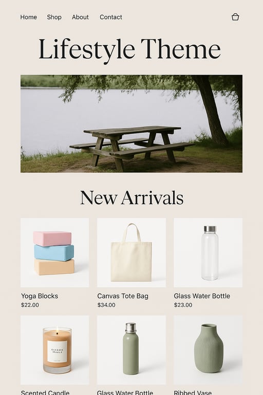 Lifestyle Store Template