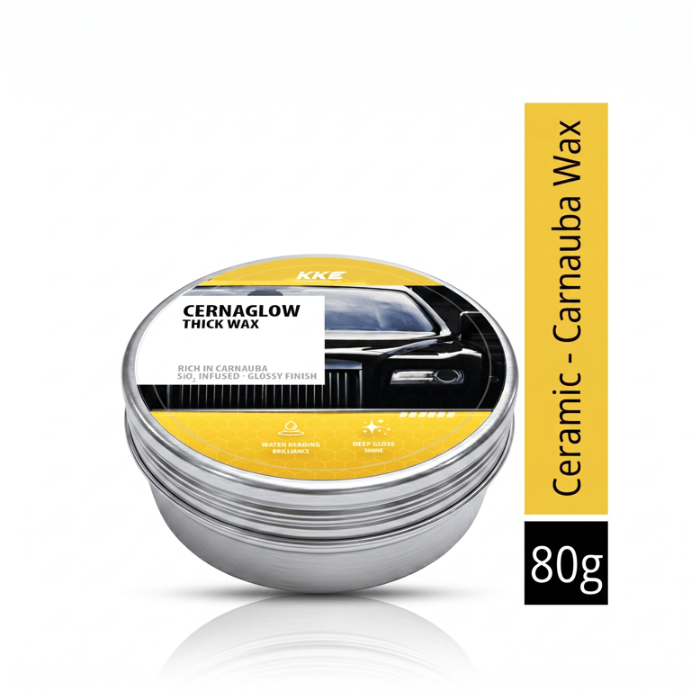 CernaGlow Wax – Premium Ceramic-Infused Wax for Cars with Water Beading and UV Protection