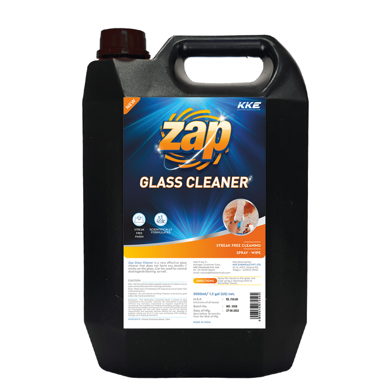 ZAP Kleen Glass Cleaner Streak free Glass and Surface Cleaner