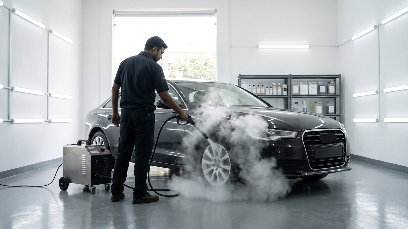 Steam Car Washing Machine Price in India (2024): Uncompromising Guide for Car Wash Entrepreneurs