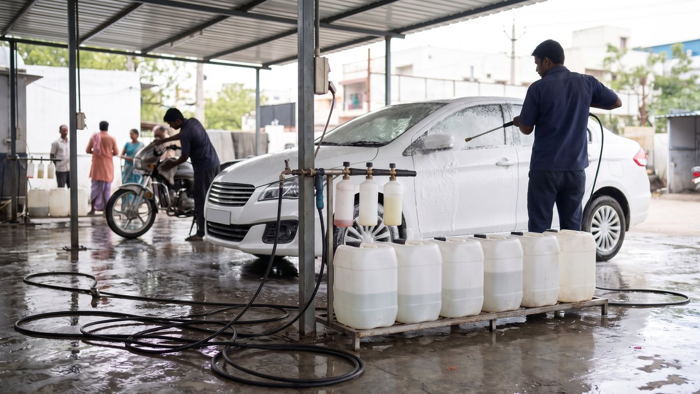 How to select the Right Car Wash Chemicals?
