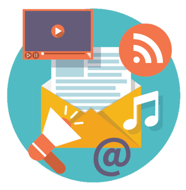 Managed bulk email marketing account icon — unlimited contacts, autoresponders, and real-time analytics