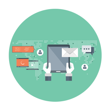 Email list cleaning and hygiene service icon — remove spam traps, bounces, and invalid addresses