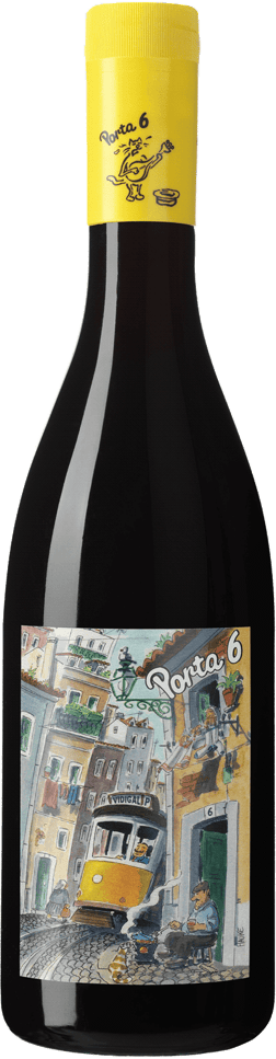 En pet-flaska med Porta 6 Tejo 2021, ett rött vin från Tejo i Portugal