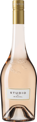 En flaska med Studio by Miraval Rosé 2021, ett rosévin från Méditerranée i Frankrike