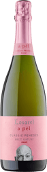 En flaska med Loxarel A Pèl Rosé, ett mousserande från Katalonien i Spanien