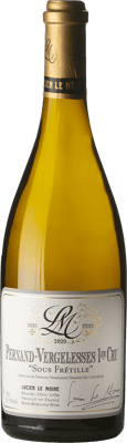 En flaska med Joly Cuvée Spéciale Millésime 2016, ett vitt vin från Bourgogne i Frankrike