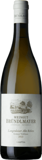En flaska med Bründlmayer Grüner Veltliner Alte Reben 2021, ett vitt vin från Niederösterreich i Österrike