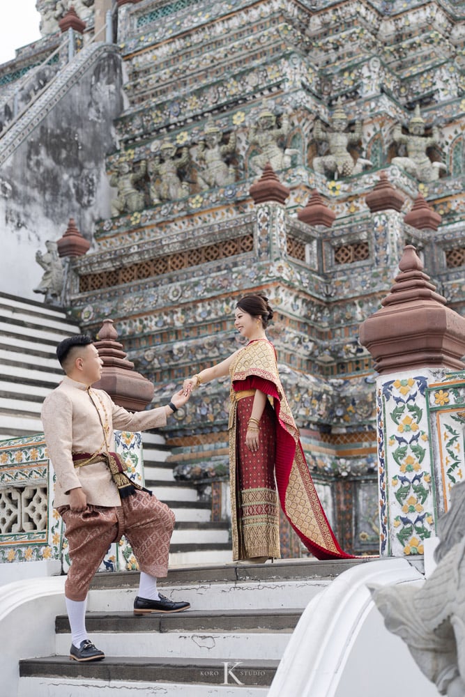 Bangkok Pre-Wedding Photography: Saya & Kota's Iconic Day at Wat Arun & Assumption University 6 pre wedding saya assumption university 2025 6 Bangkok Pre-Wedding Photography: Saya & Kota's Iconic Day at Wat Arun & Assumption University