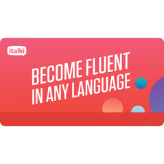 Italki Language Course Gift Card