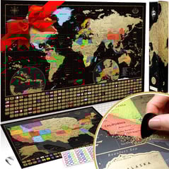 Country Scratch Off Map