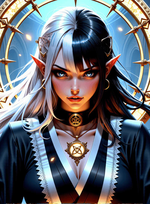 elf, witch, mage