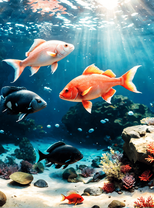 fish, coral, reef