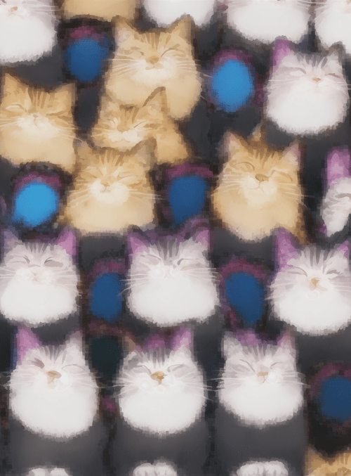 cats, pattern, design