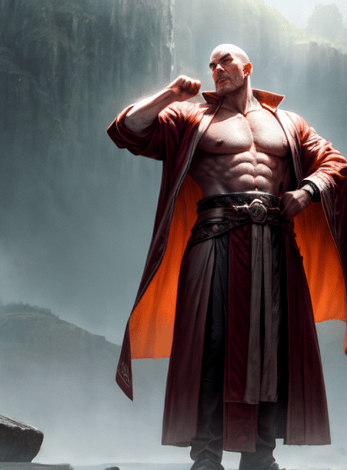 man, warrior, mystic