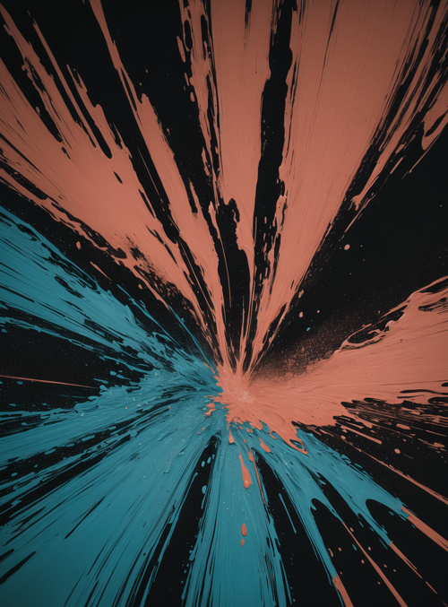 explosion, paint, splash
