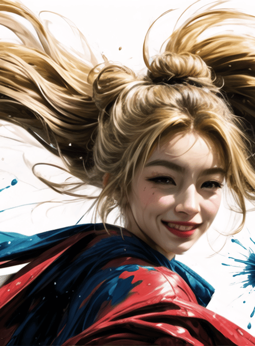 woman, hair, splashes