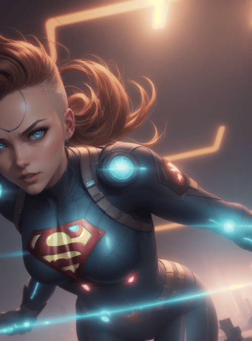superhero, female, kryptonian