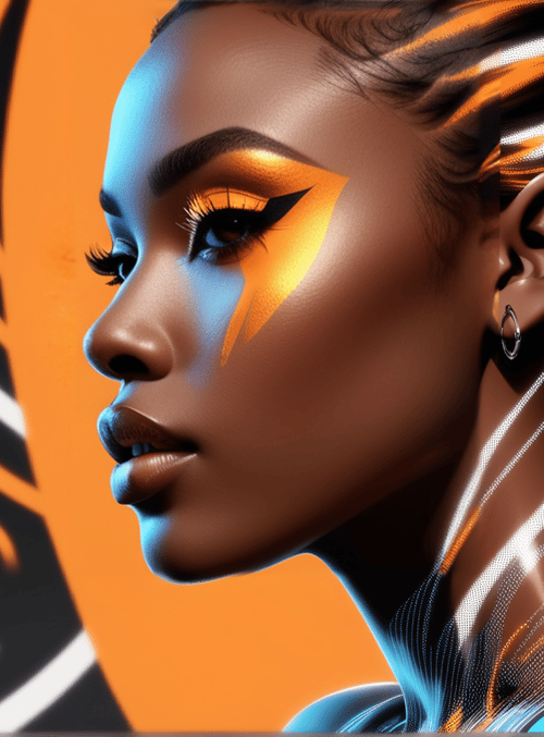 woman, face, hair