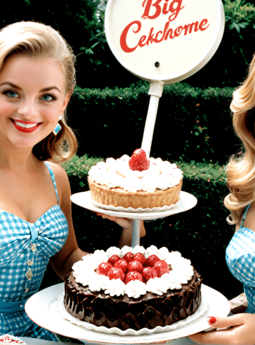 women, cakes, signs, garden, dress, cherry, chocolate, bakeries