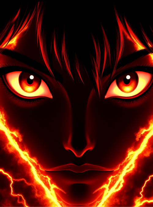 face, eyes, hair