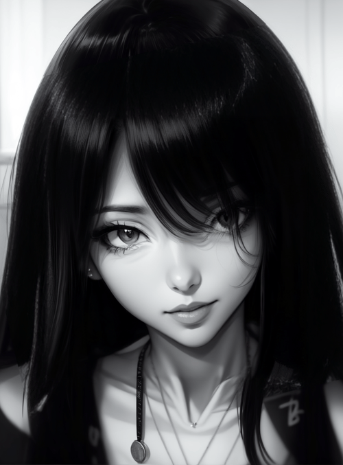 woman, anime, portrait