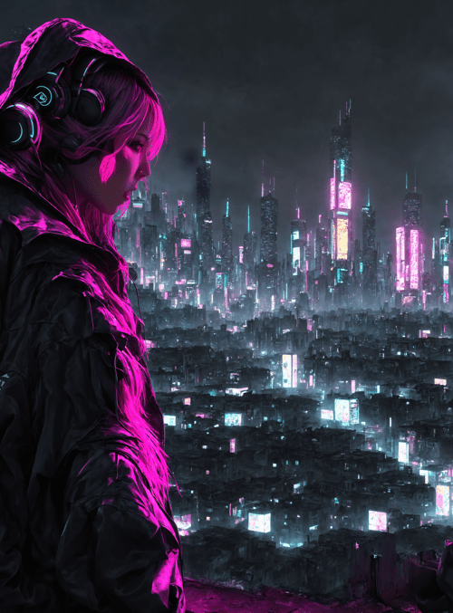 person, cityscape, mirror