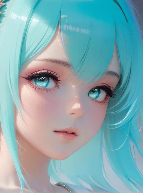 girl, anime, character