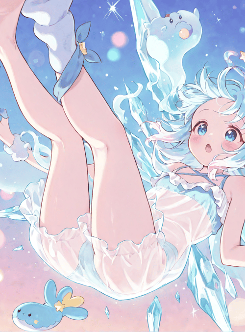 fairy, girl, crystals