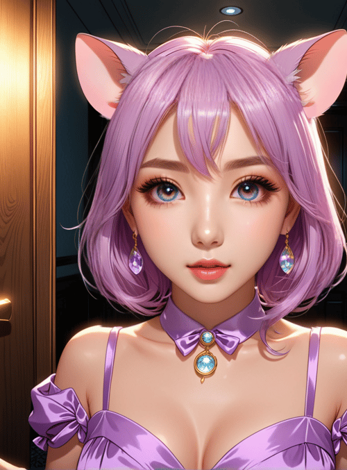 cat girl, anime, woman