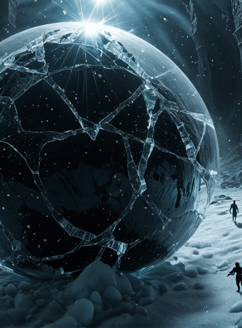 globe, person, columns