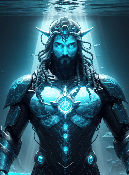 king, sea, armor