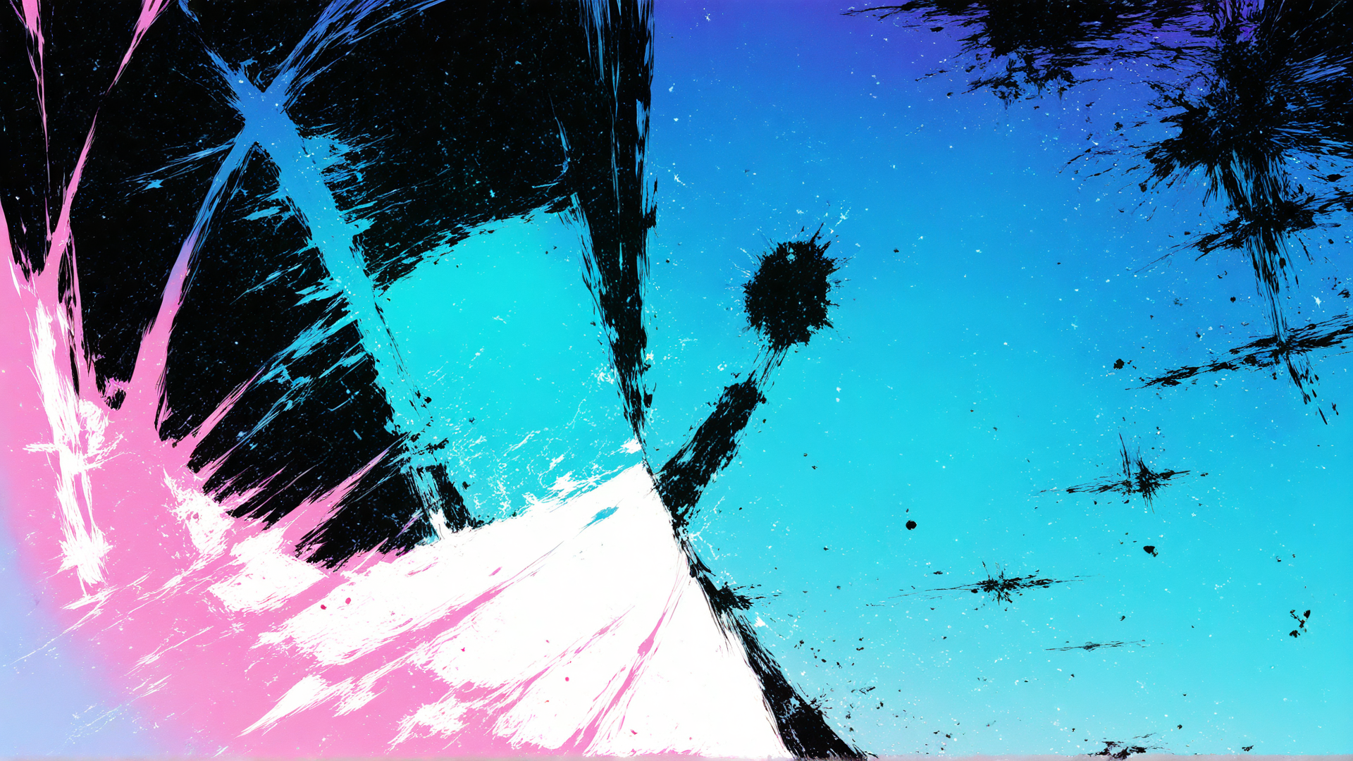 AI generated wallpaper featuring abstract, paint, brushstrokes, sky, color, gradient, art, background, texture, digital