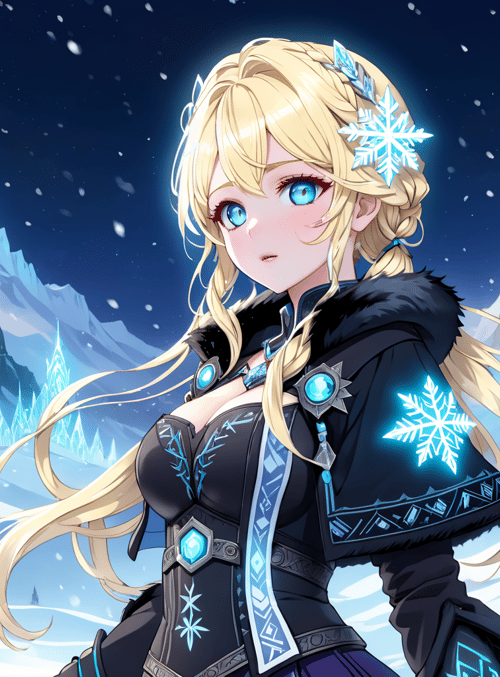 woman, fairy, ice queen