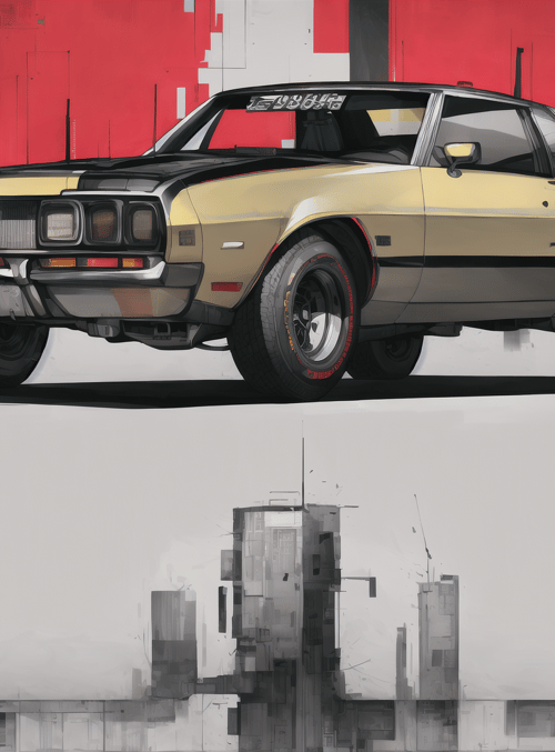 car, wall, cityscape, building
