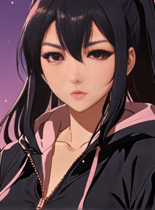 girl, anime, character