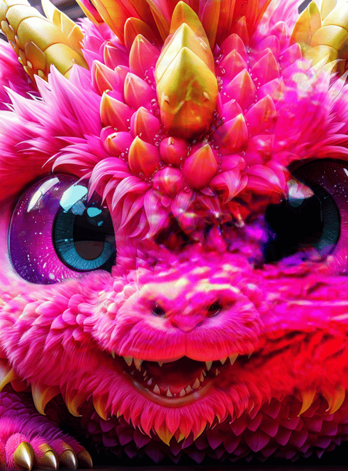 dragon, creature, chibi