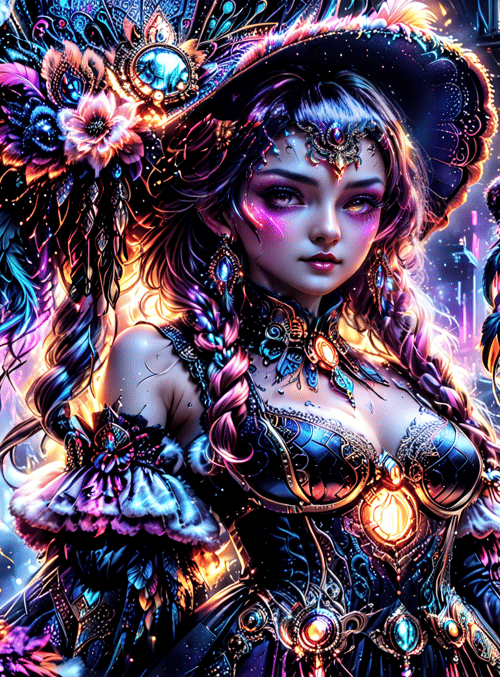 woman, steampunk, fashion