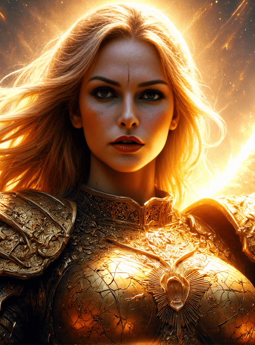 angel, warrior, woman