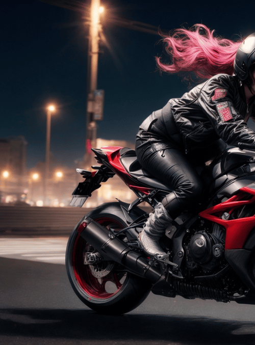 motorcyclist, motorcycle
