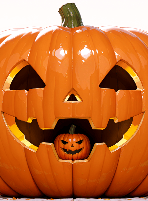 pumpkin, jack-o'-lantern, carved pumpkin, small pumpkin