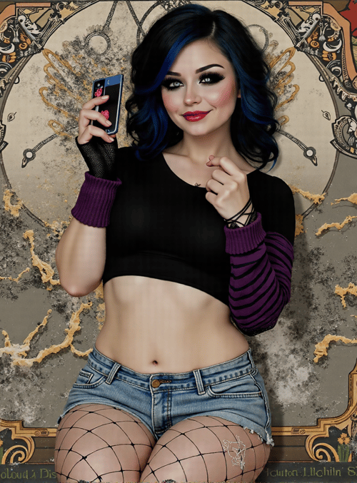 woman, phone, fashion, jeans, tights, hair, wallpaper