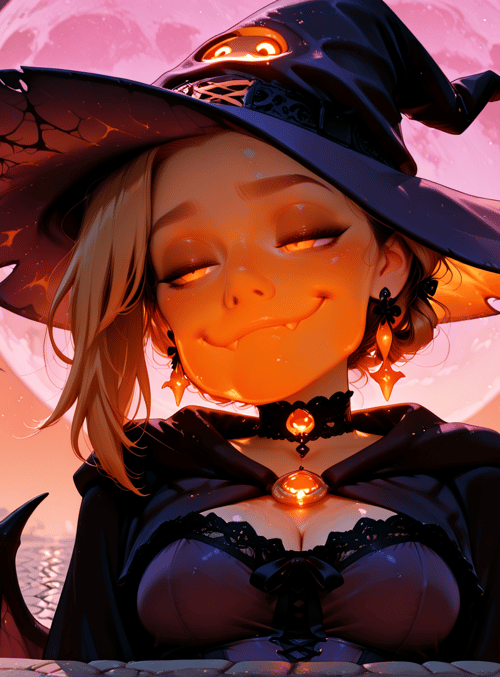 witch, pumpkin, bat, moon, castle, candle, jack-o'-lantern, haunted house, moonlight, halloween