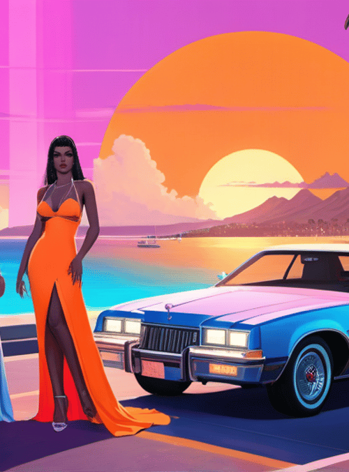 women, car
