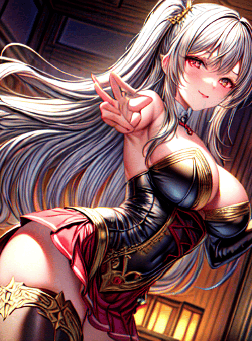 woman, anime, mage