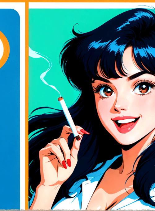 woman, hourglass, cigarette