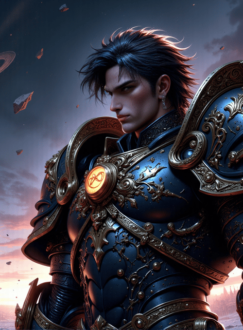 warrior, armor, castle